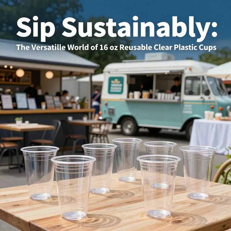 Comparison of polypropylene and polycarbonate used in reusable clear plastic cups.