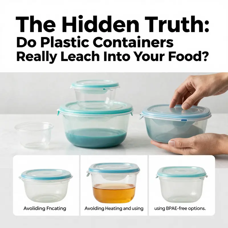 Understanding the mechanisms of chemical leaching from plastic containers into food.