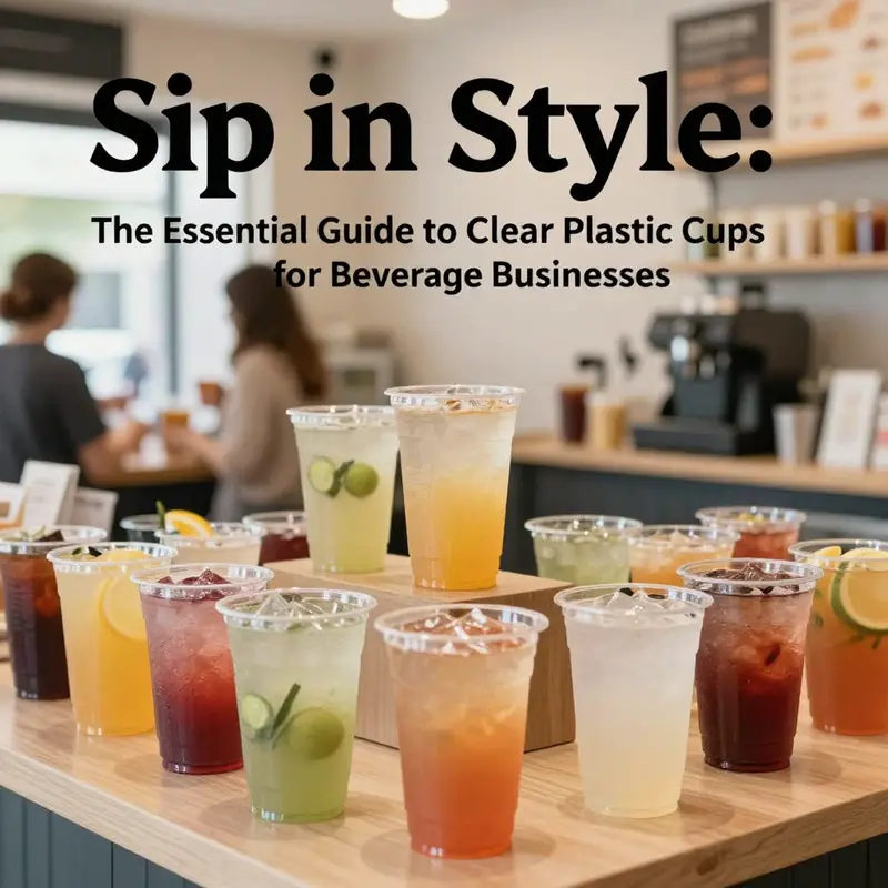 An animated beverage establishment filled with clear plastic cups of colorful drinks, capturing the essence of service and choice.
