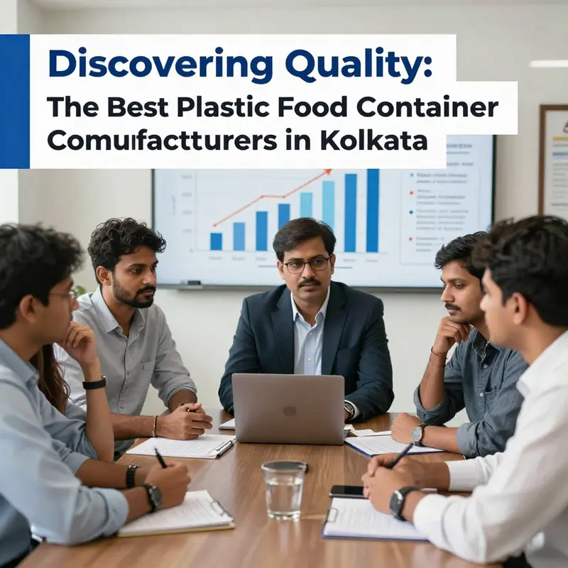 A vibrant view of local manufacturing units in Kolkata highlighting the dynamic market for plastic food containers.