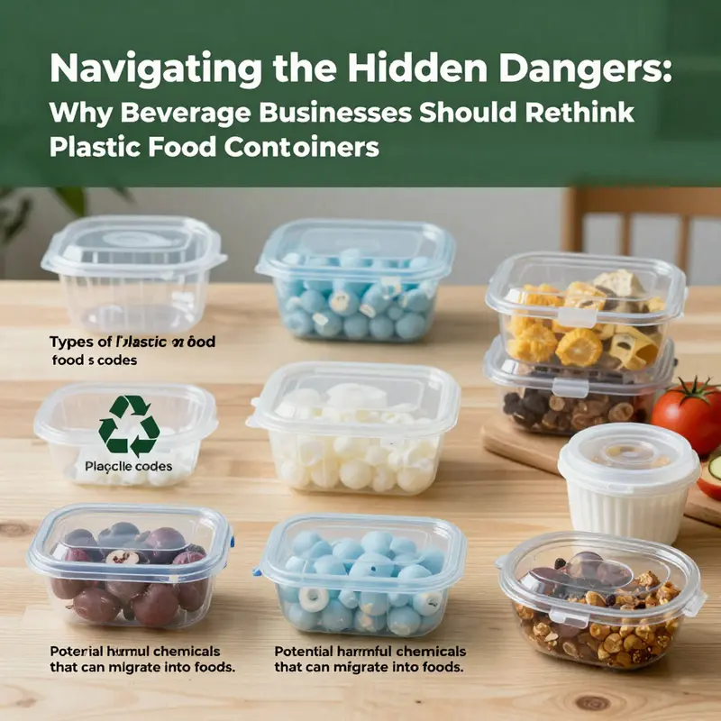 Understanding how harmful chemicals can leach from plastic food containers into food and beverages.
