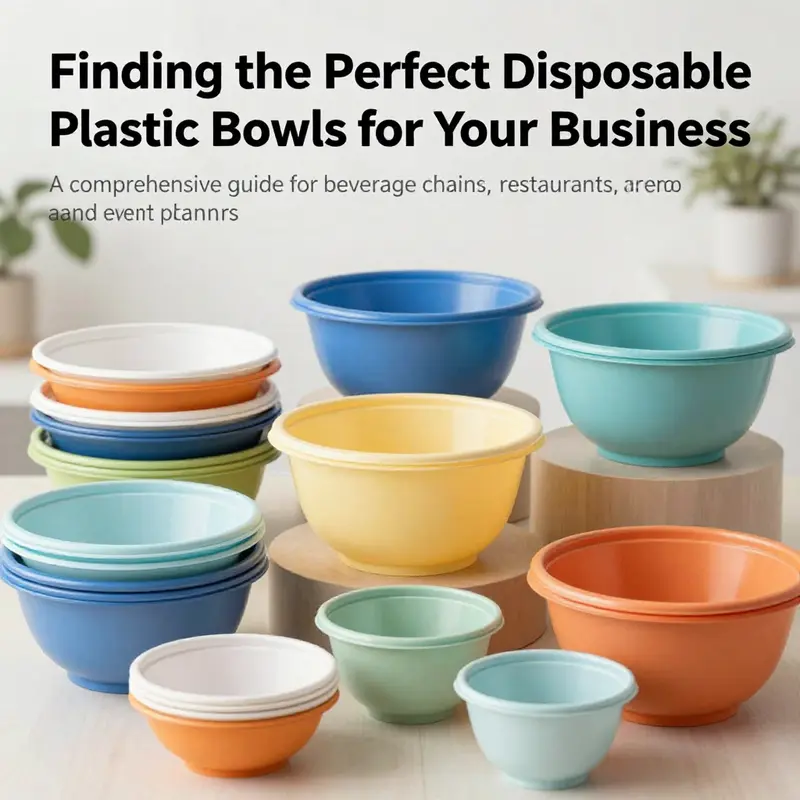 An assortment of colorful disposable plastic bowls placed together in a visually appealing manner.