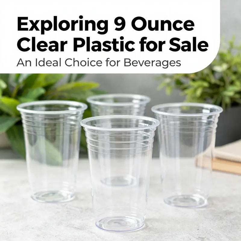 Walmart’s affordable 9-ounce clear plastic cups offering great value for beverage services.