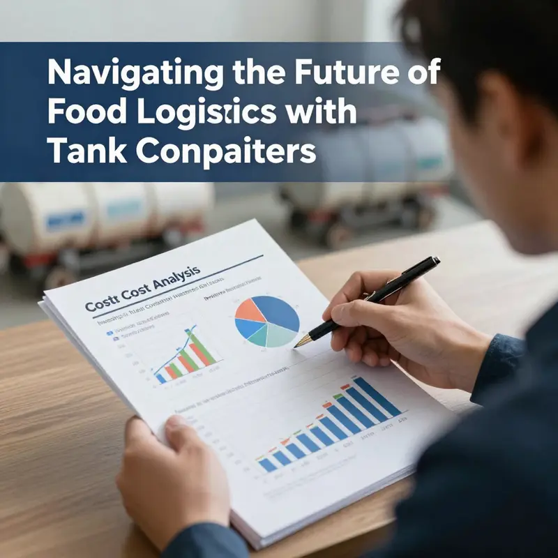 Advanced tank container facilities integrating innovation and efficiency for food logistics.