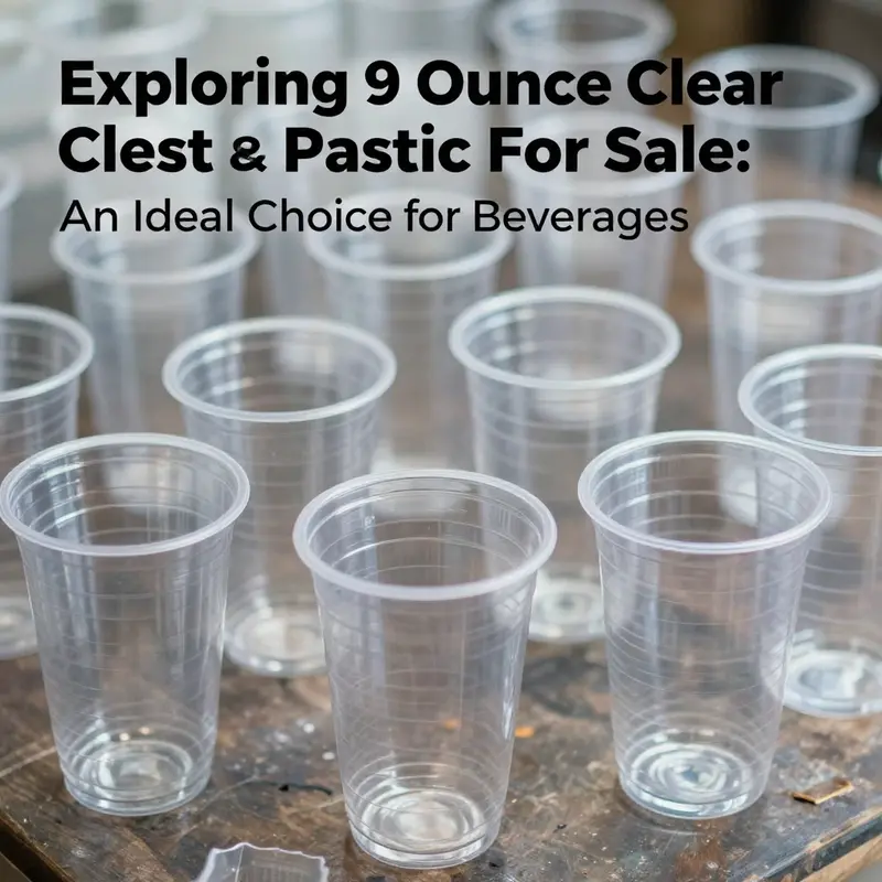 Walmart’s affordable 9-ounce clear plastic cups offering great value for beverage services.