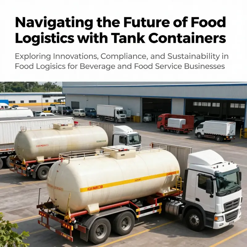 Tank containers for food logistics, ready for transportation from an advanced logistical facility.