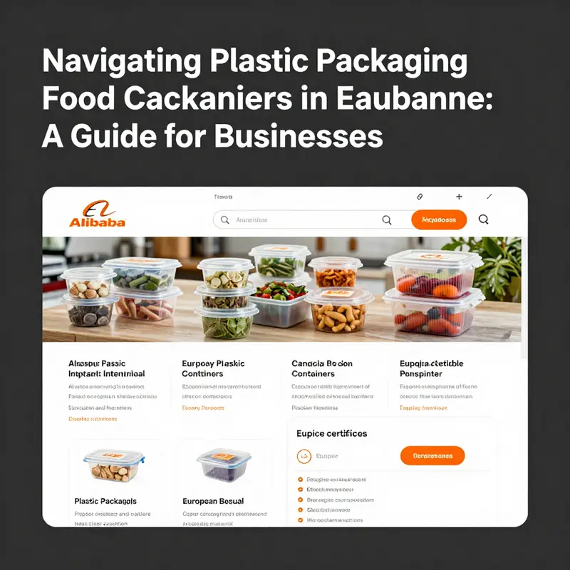 Certified plastic food containers featuring essential compliance labels for the European market.