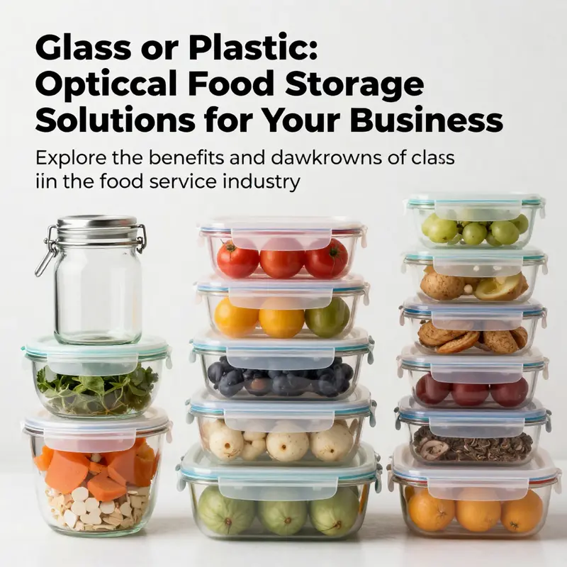 A colorful array of glass and plastic food storage containers attractively arranged.