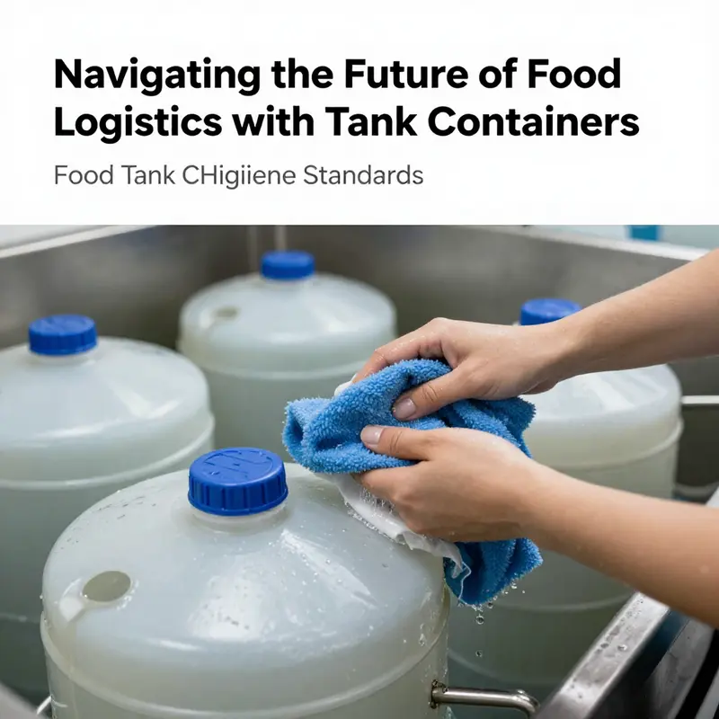 Advanced tank container facilities integrating innovation and efficiency for food logistics.