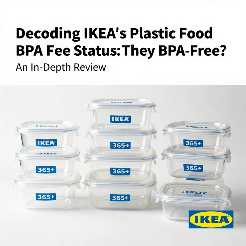 IKEA’s 365+ plastic food containers, clearly labeled as BPA-free for safe usage.