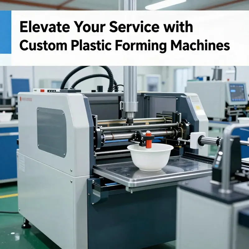 High-speed automatic machines producing disposable bowls for efficient food service operations.