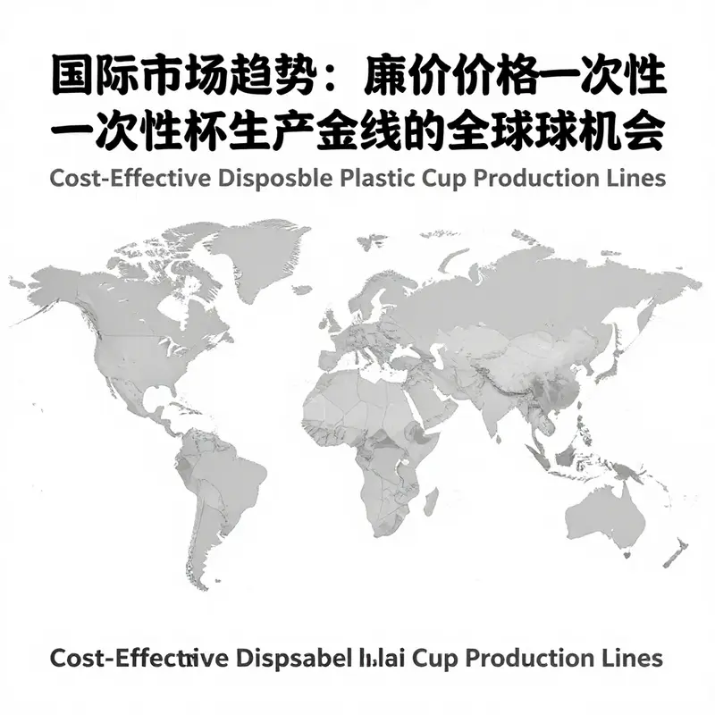 An automated plastic cup production line designed for cost-effective production.