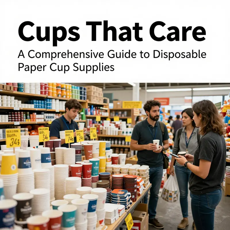 An overview of key suppliers and marketplaces for disposable paper cups.