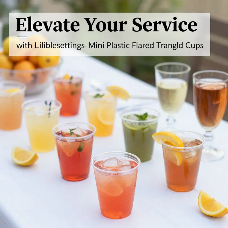 Vibrant table setting with Lillian Tablesettings cups filled with colorful drinks.