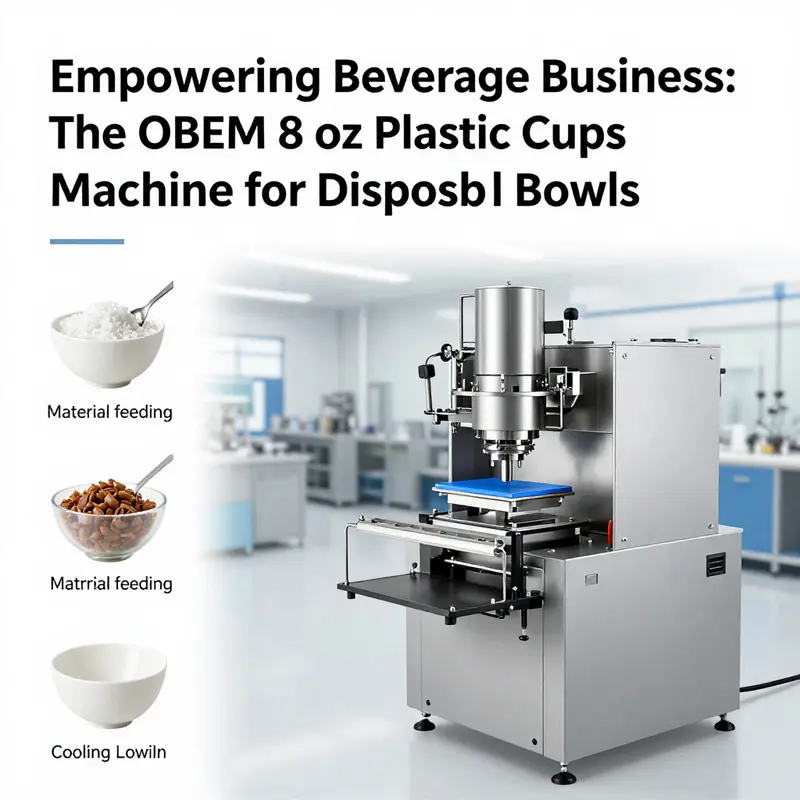 Visual representation of the key stages in the manufacturing process of OEM 8 oz plastic cups.