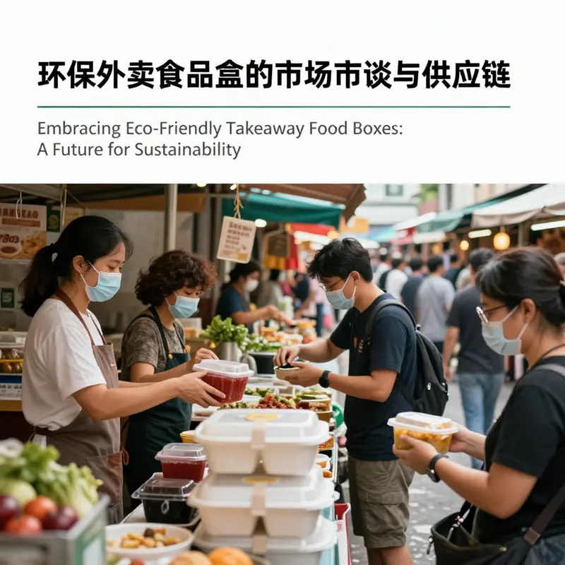 Various eco-friendly materials used in takeaway food boxes highlight their durability and sustainable attributes.