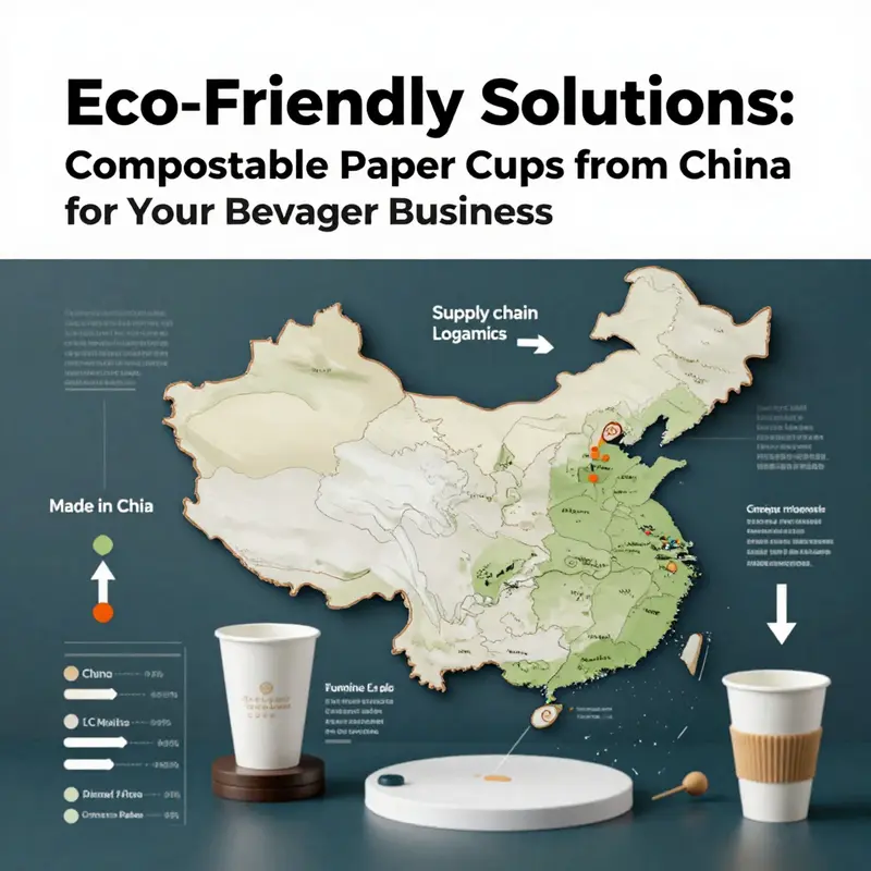 An efficient factory setup dedicated to producing eco-friendly compostable paper cups.