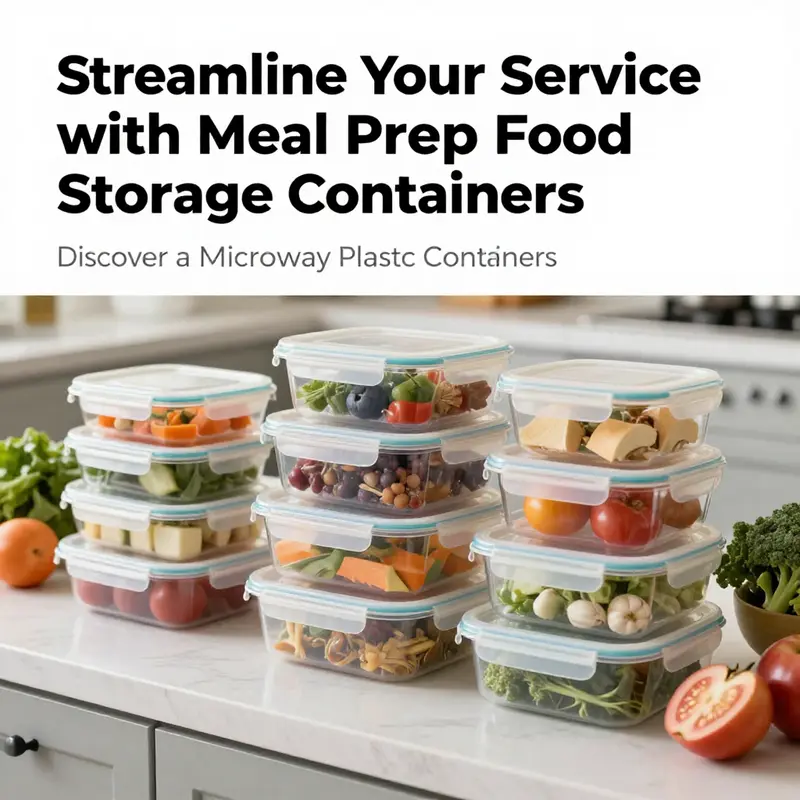 A collection of diverse meal prep food storage containers arranged elegantly on a kitchen counter.