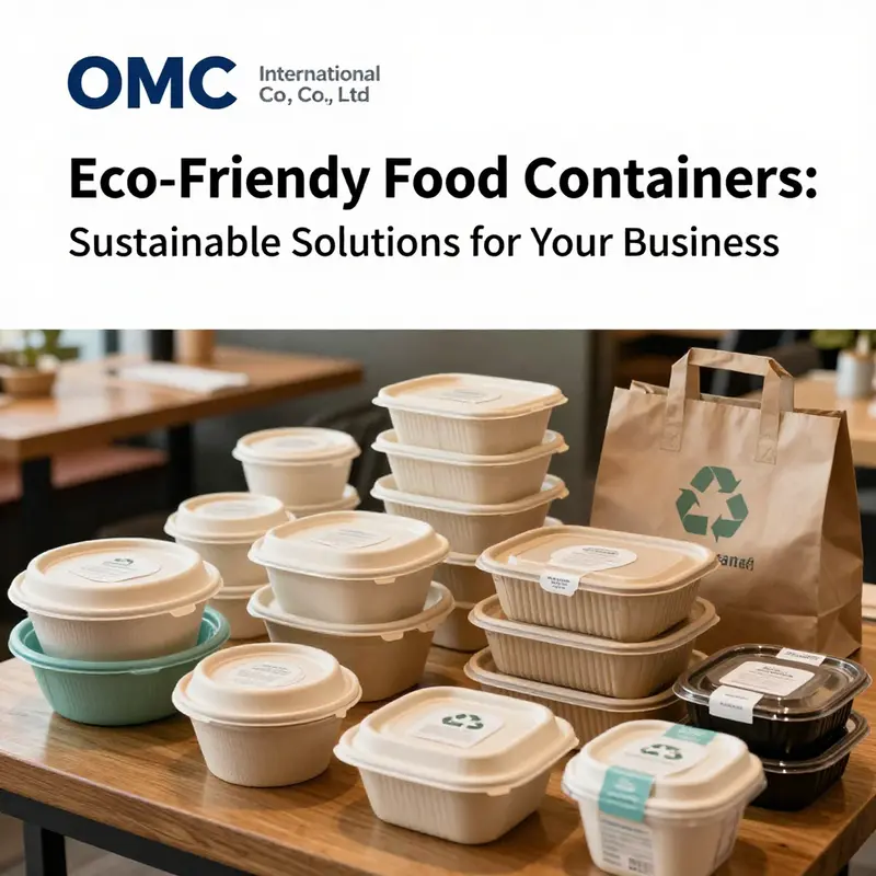 OMC International offers a diverse range of eco-friendly food containers suitable for various food service needs.