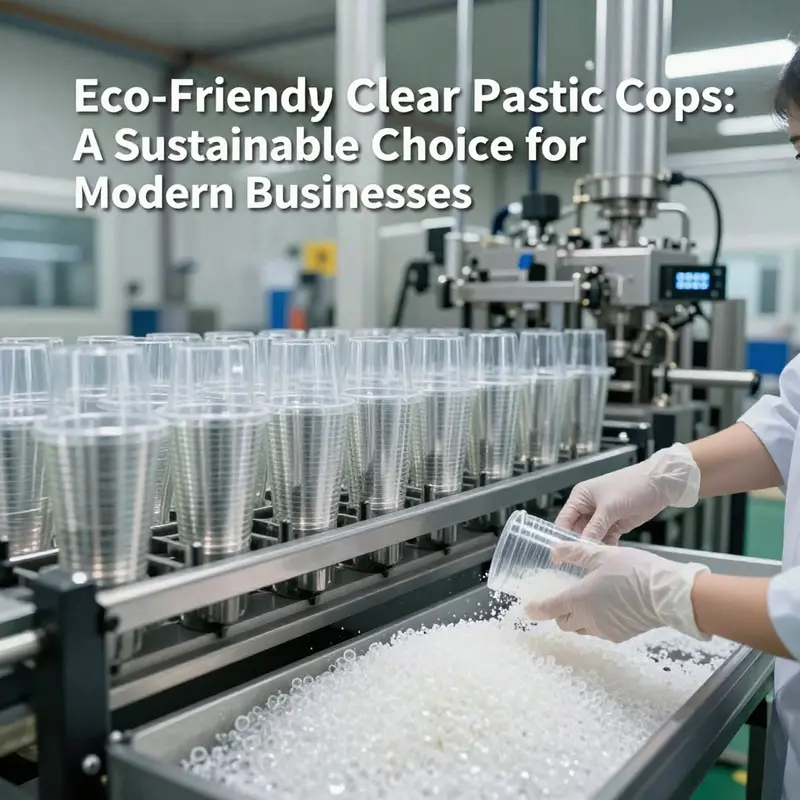 Innovative materials and designs highlight the sustainable qualities of clear plastic cups.