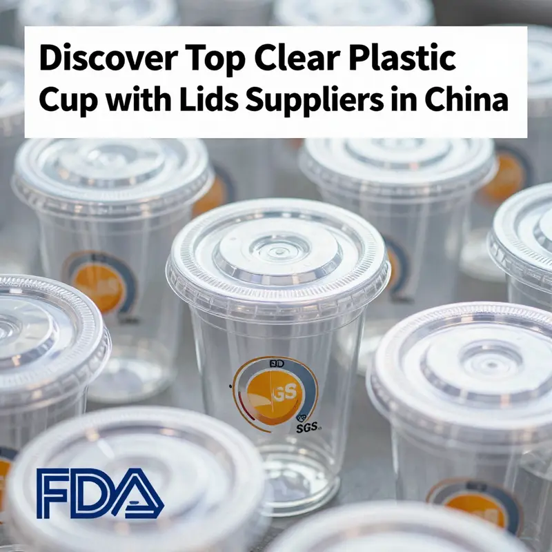 An assortment of clear plastic cups with lids, perfect for various beverage and food services.