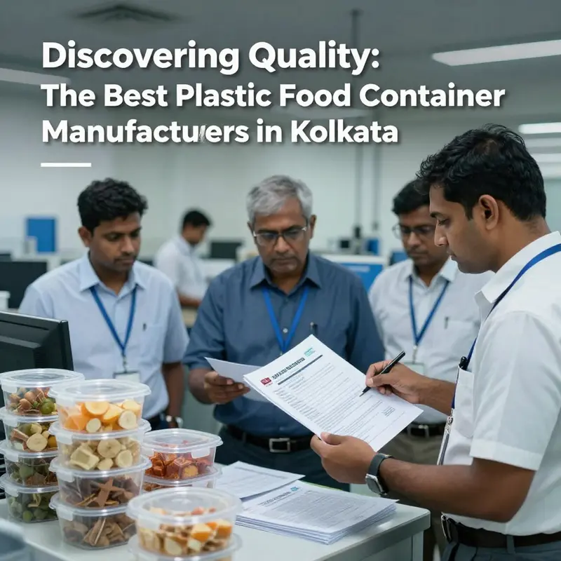 A vibrant view of local manufacturing units in Kolkata highlighting the dynamic market for plastic food containers.