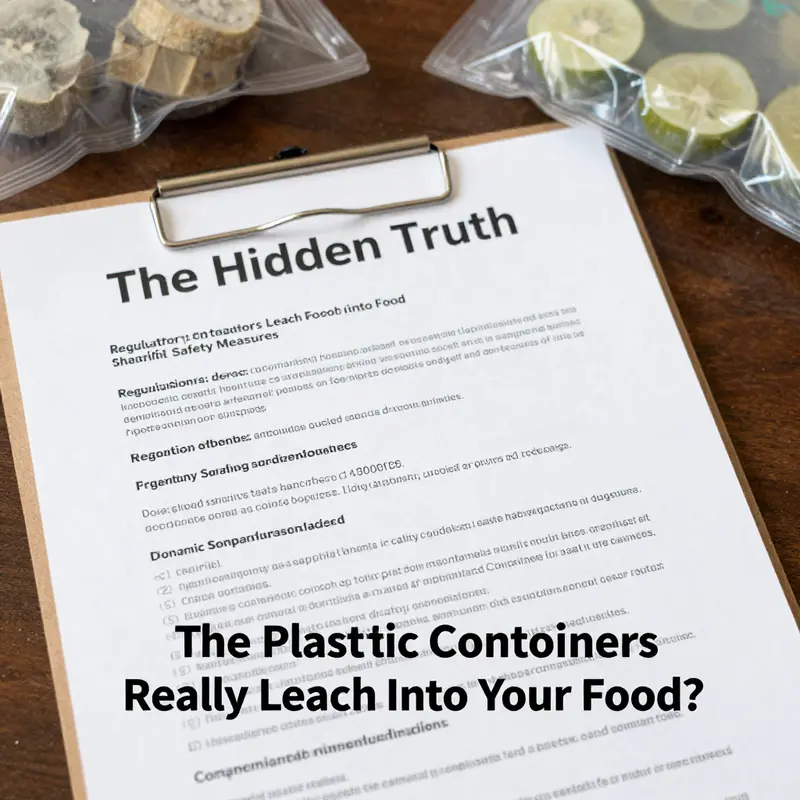 Understanding the mechanisms of chemical leaching from plastic containers into food.