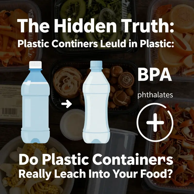 Understanding the mechanisms of chemical leaching from plastic containers into food.