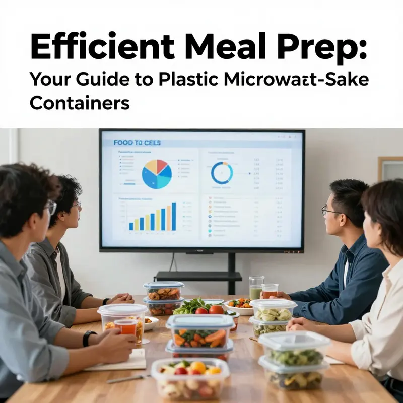 Various types of plastic microwave-safe containers ideal for food preparation.