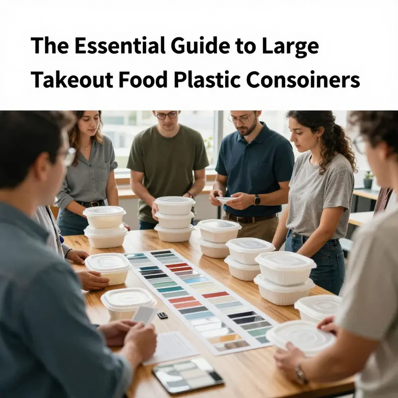 An array of large plastic takeout containers filled with delicious meals, emphasizing their practicality and design.