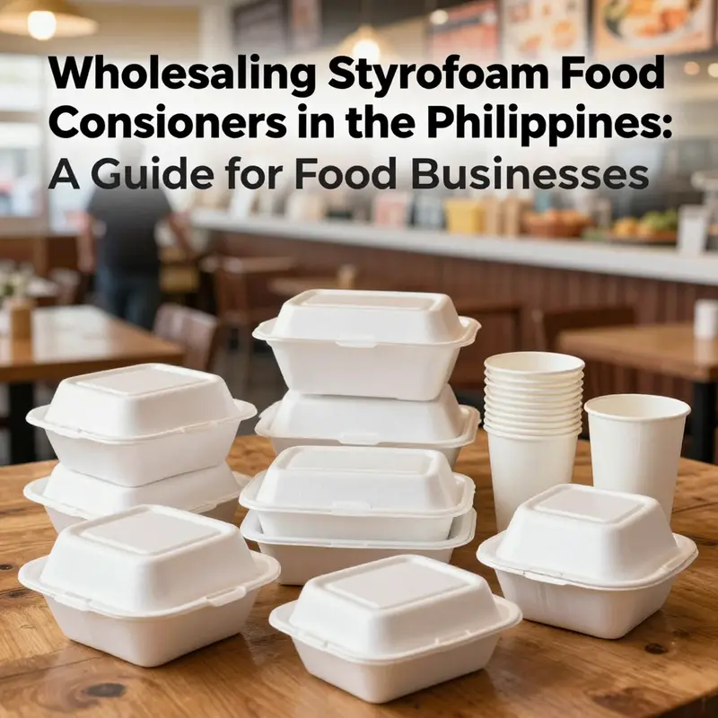 An array of styrofoam food containers that cater to different culinary needs.