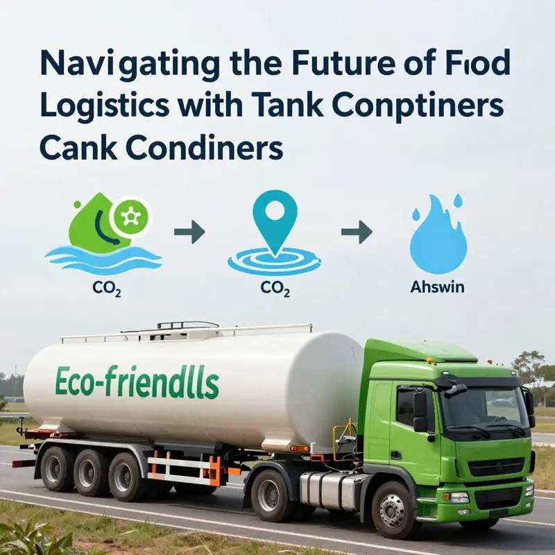 Advanced tank container facilities integrating innovation and efficiency for food logistics.