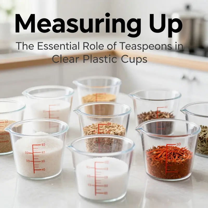 Measuring ingredients with clarity: how accurate teaspoon measurements impact culinary outcomes.