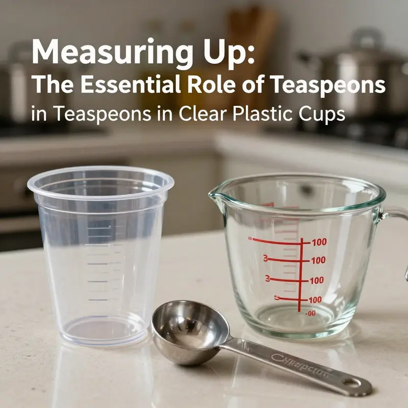 Measuring ingredients with clarity: how accurate teaspoon measurements impact culinary outcomes.