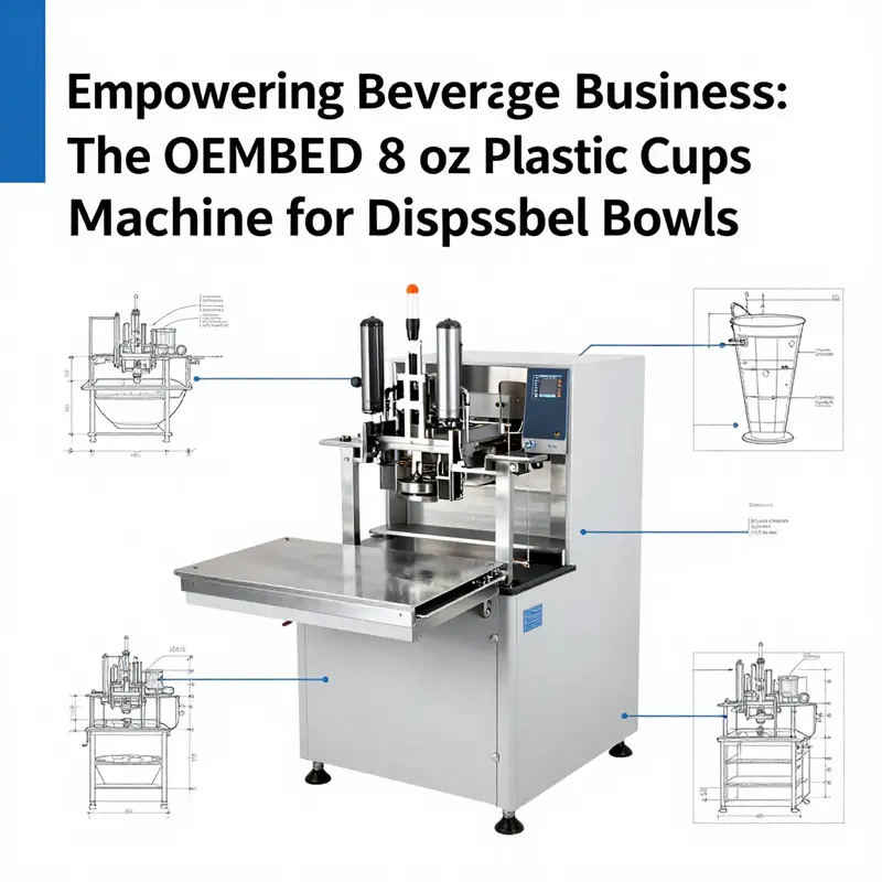 Visual representation of the key stages in the manufacturing process of OEM 8 oz plastic cups.
