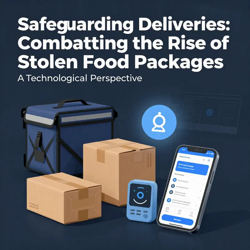 The precarious balance of urban safety amidst the rise of food delivery package theft.