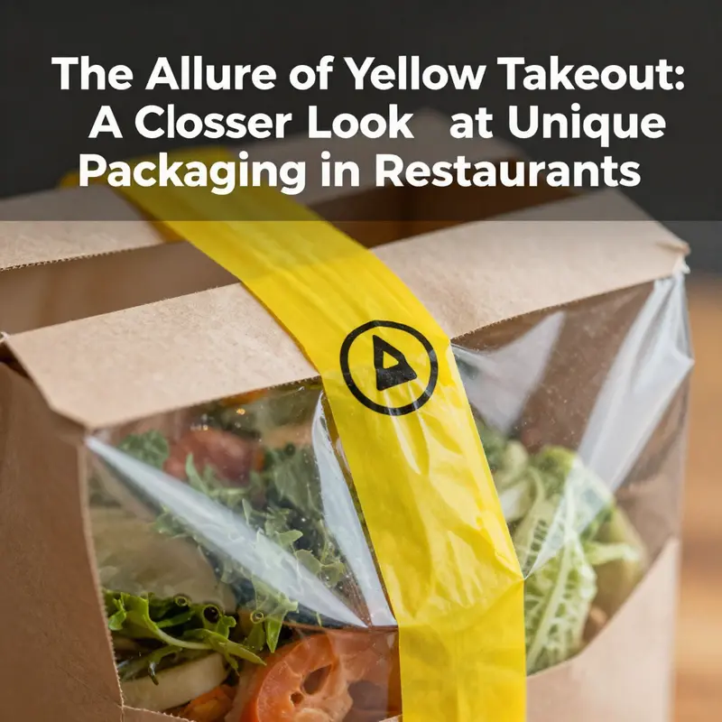 Yo!Sushi’s distinctive yellow takeout bags designed in a fish shape, emphasizing freshness and quality.