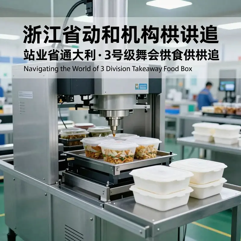 A glimpse into the manufacturing process of 3 division takeaway food boxes in Guangdong Province.