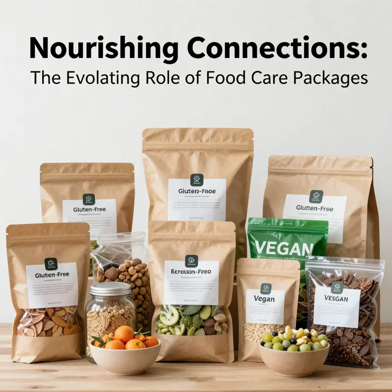 Thoughtfully designed food care packages serve as emotional support during difficult times.