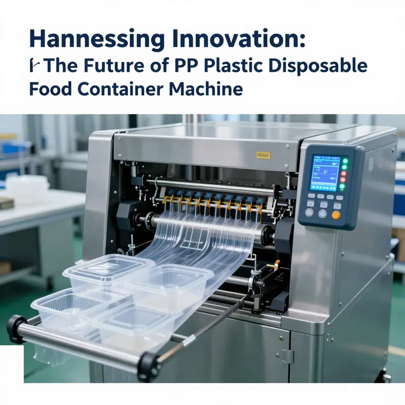 Advanced technology in action within the PP plastic disposable food container machine, showcasing its design and functionality.