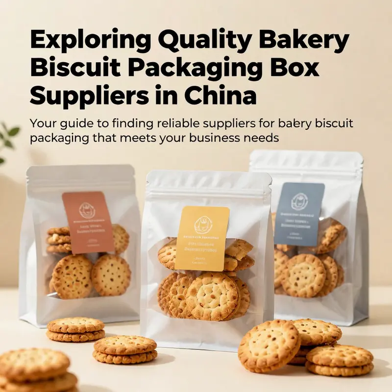 Beautifully packaged bakery biscuits in a stylish setting demonstrating high-quality packaging solutions.