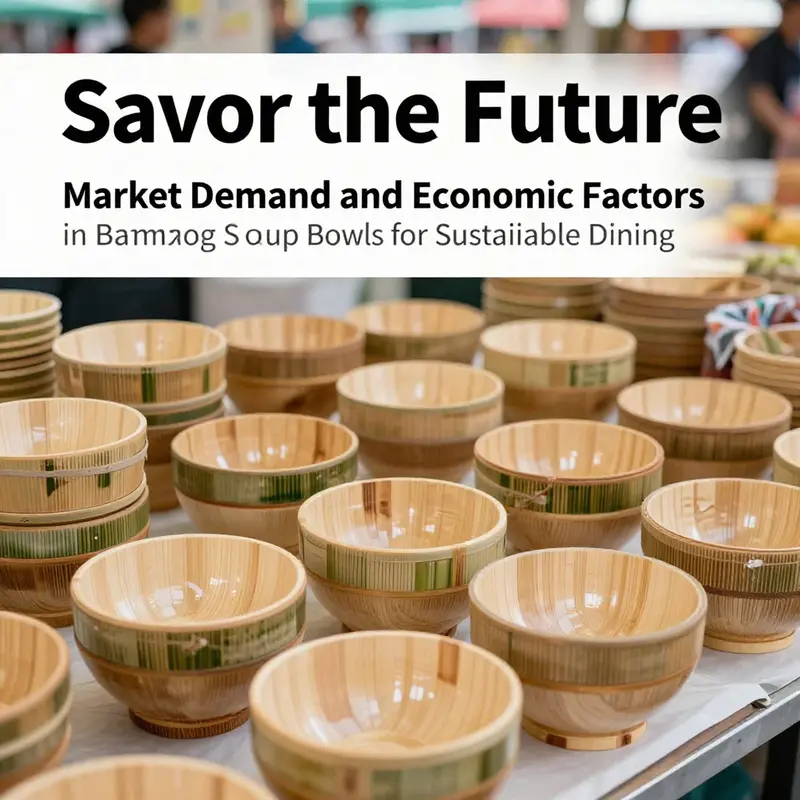 Bamboo forests symbolize the renewable resources behind bamboo soup bowls.