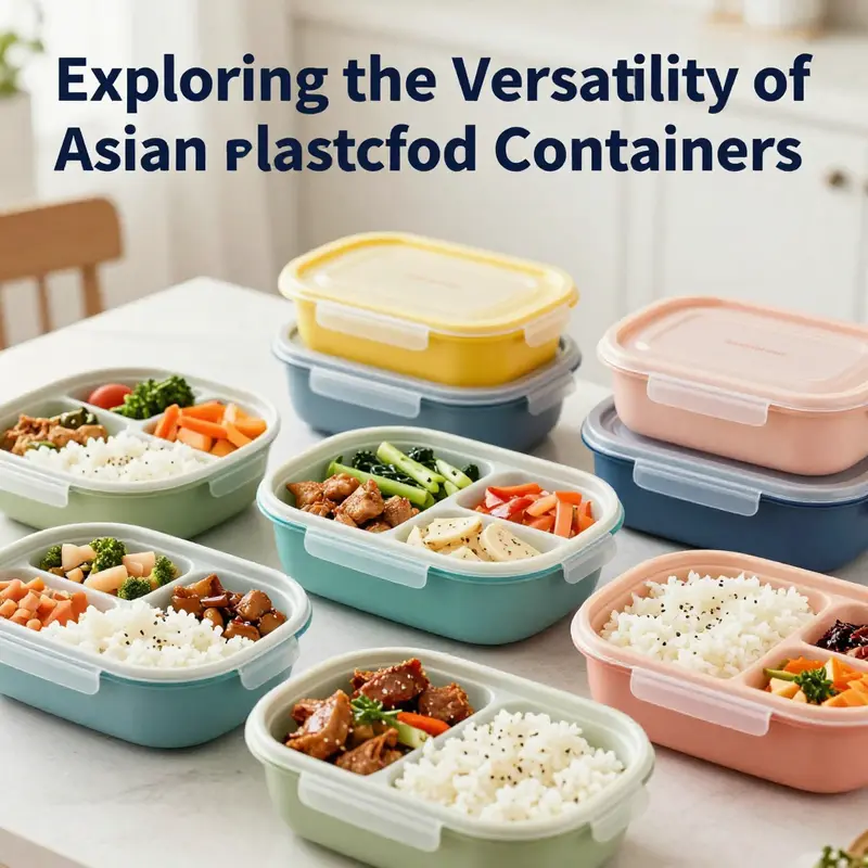 A vibrant display of bento-style containers, promoting meal prep and portion control.