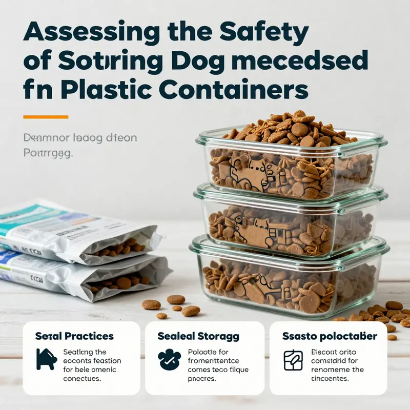 Signs of chemical leaching from worn plastic dog food containers.