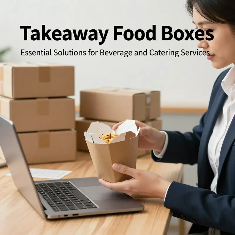 Showcasing a variety of eco-friendly takeaway food boxes, emphasizing sustainability in packaging.