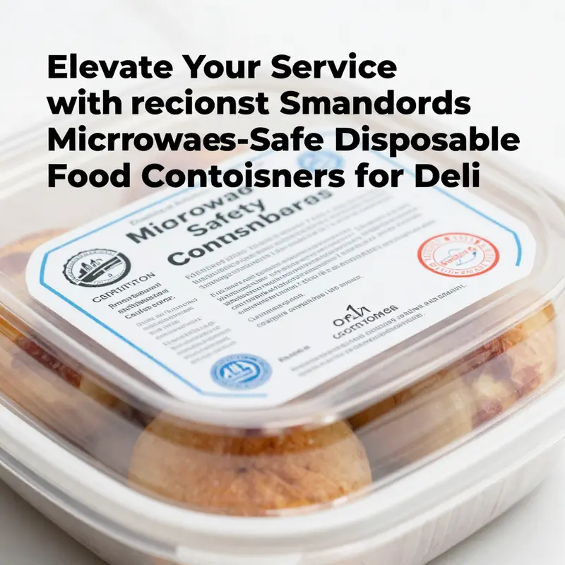 An array of microwave-safe disposable containers, demonstrating their versatility and safety features.