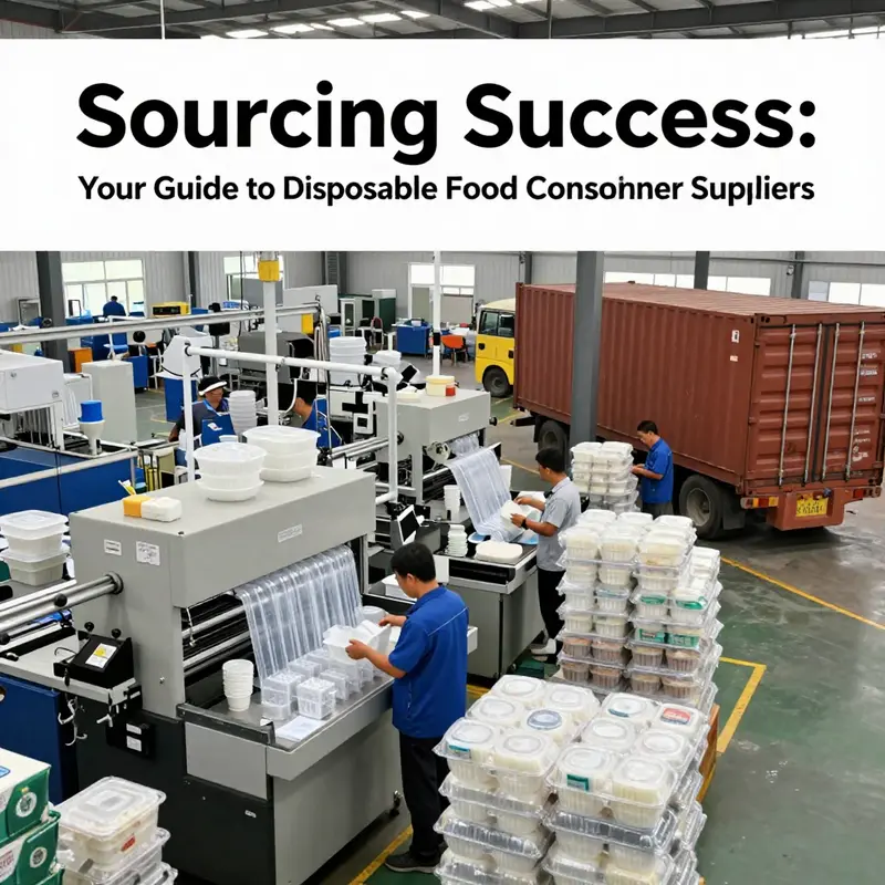 An industrial hub in China where high-quality disposable food containers are manufactured for global distribution.