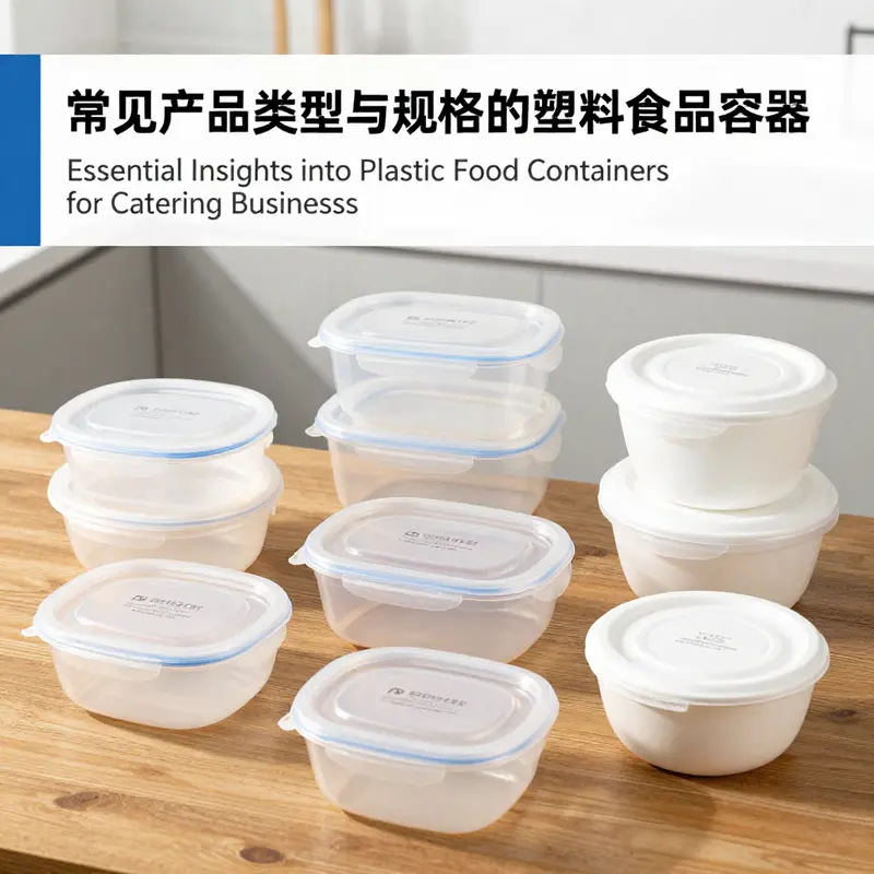 A variety of plastic food containers highlighting the competitive landscape among manufacturers.