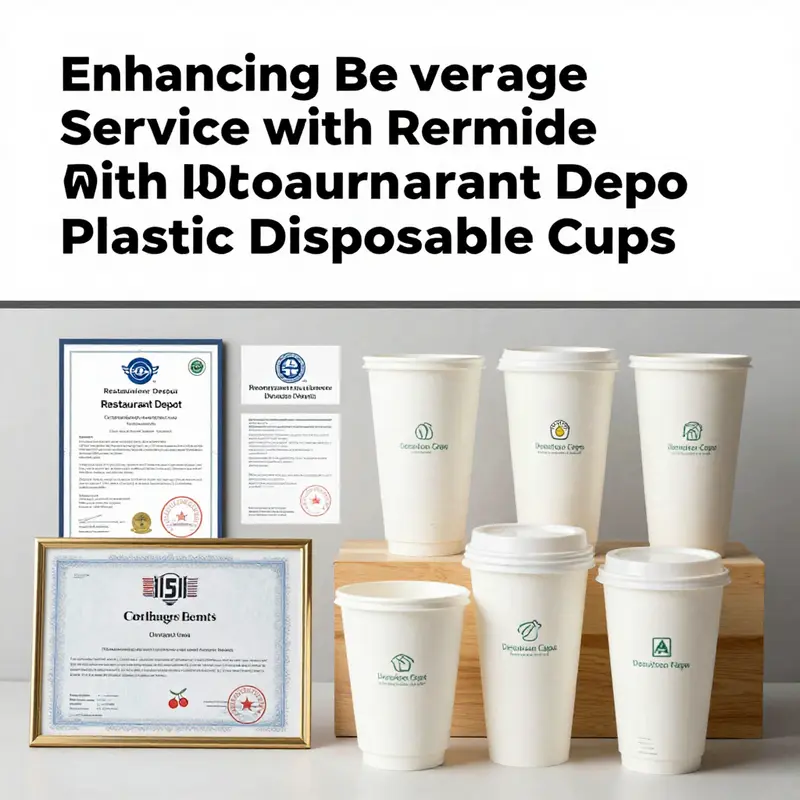 Diverse range of plastic disposable cups available at Restaurant Depot suitable for various beverage services.