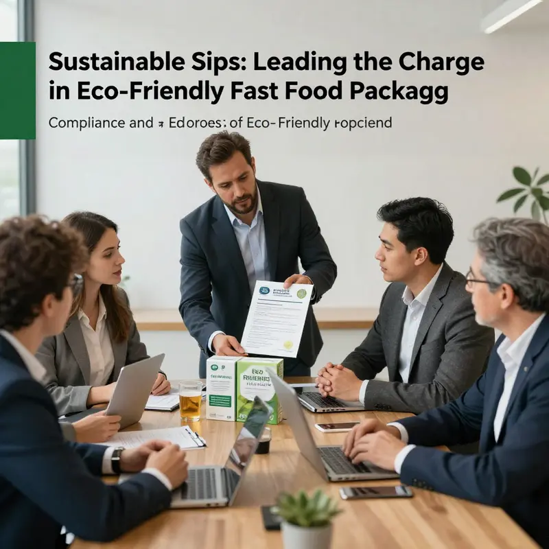 Showcasing innovative materials that enhance the durability and performance of eco-friendly fast food packaging.